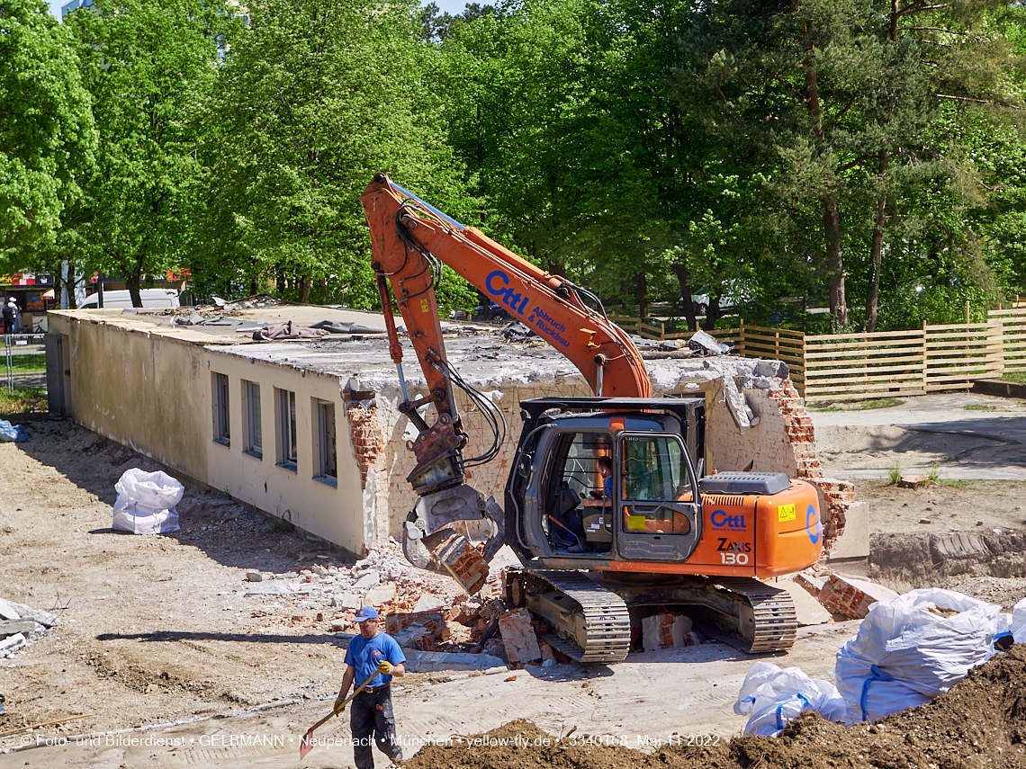 11.05.2022 - Baustelle am Haus für Kinder in Neuperlach